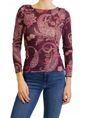 Maglia misto cashmere fantasia 